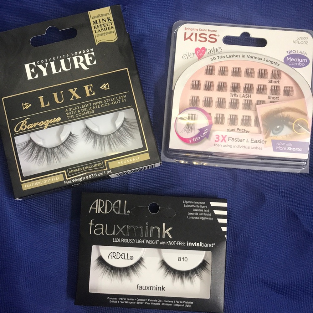 NEW False Eyelashes Bundle (set of 3)